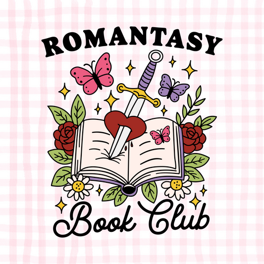 Romantasy Book Club Permanent Decal