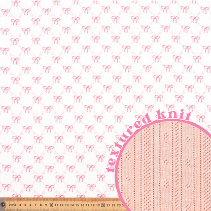 PEARL | Pink Bow Knit