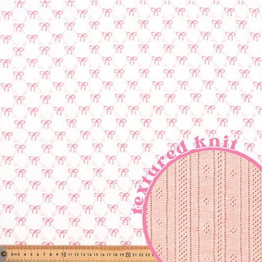 PEARL | Pink Bow Knit