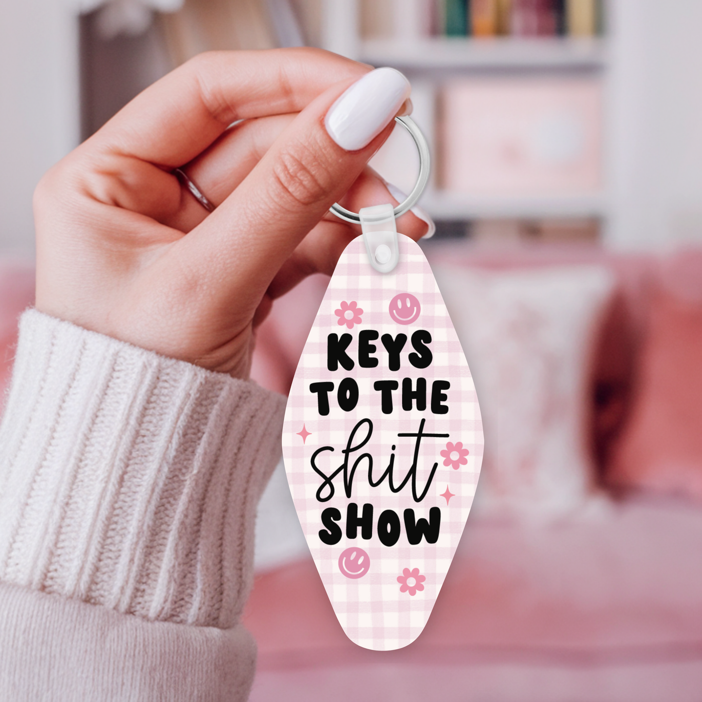 Keys To The Shit Show Motel Keychain