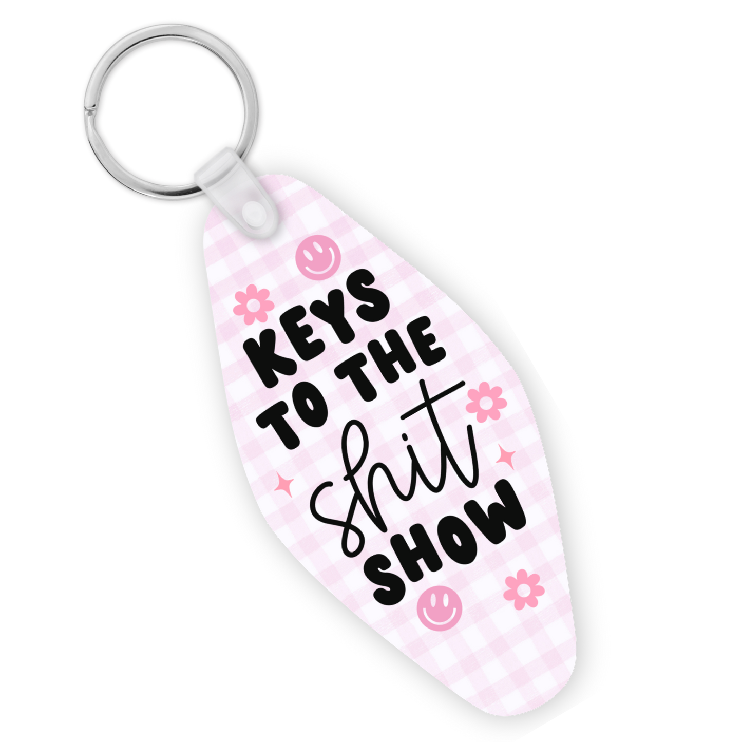 Keys To The Shit Show Motel Keychain