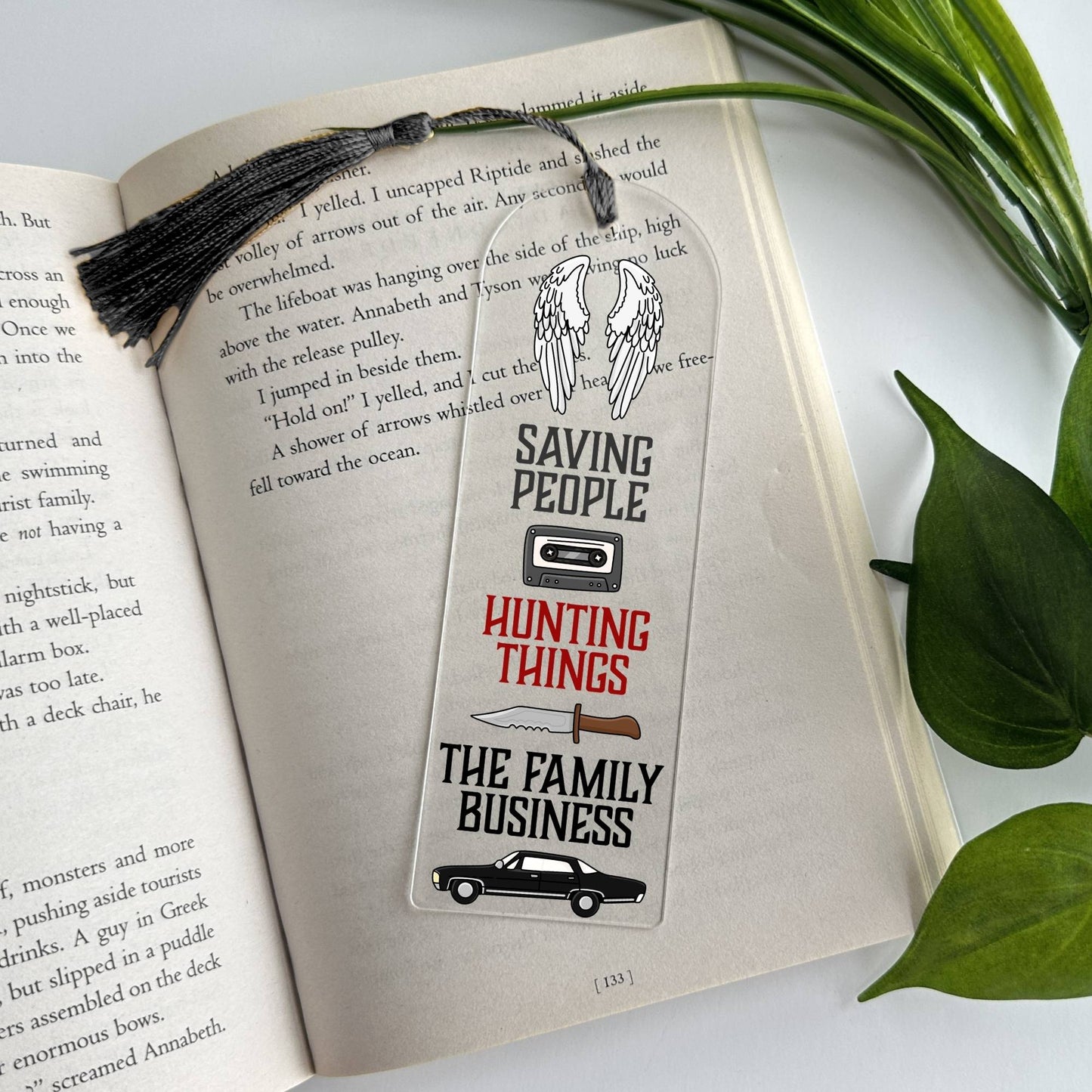 SPN Family Business Acrylic Bookmark