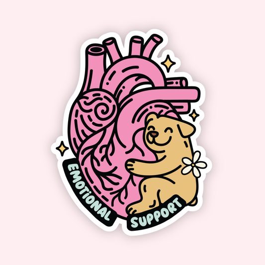 Emotional Support Dog Sticker