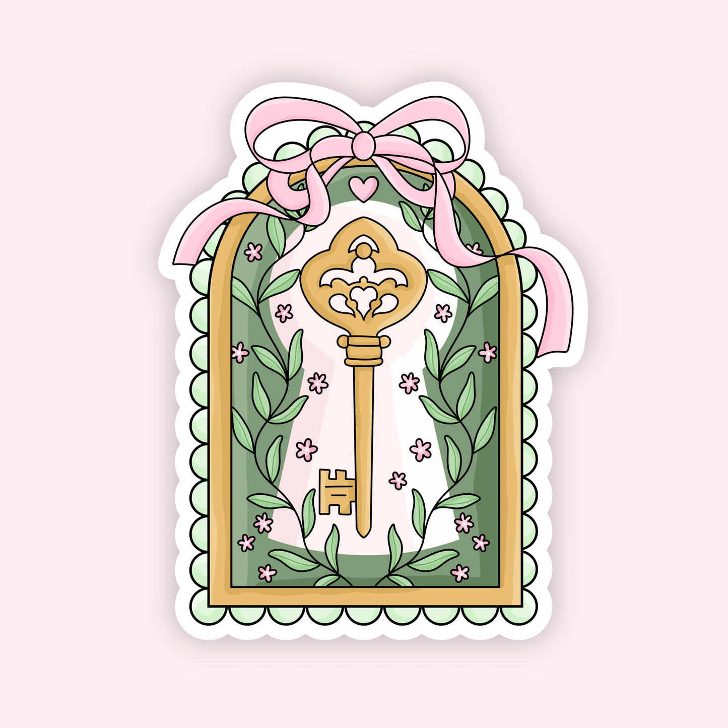 Secret Garden Frame Sticker