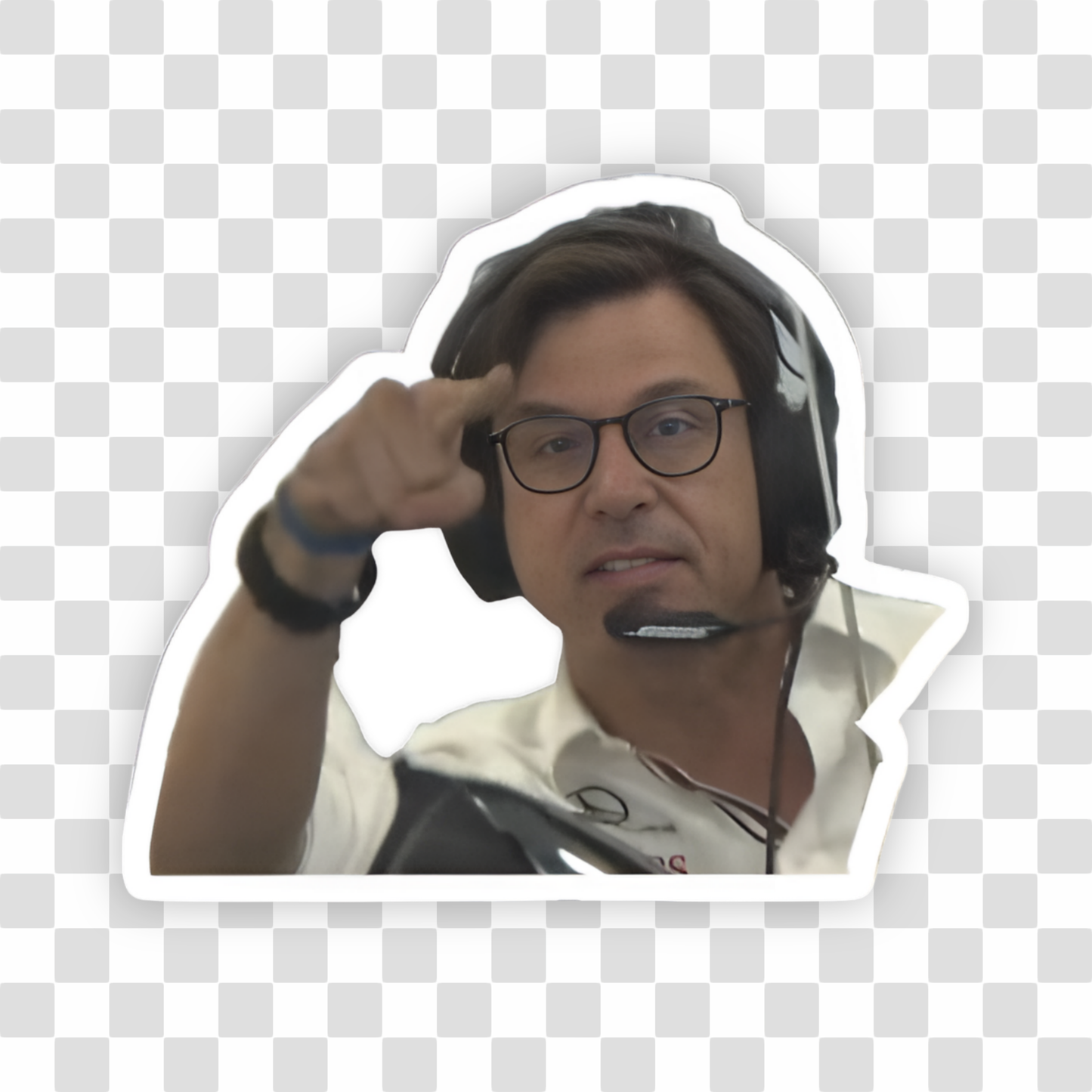 Toto Yellin' Sticker
