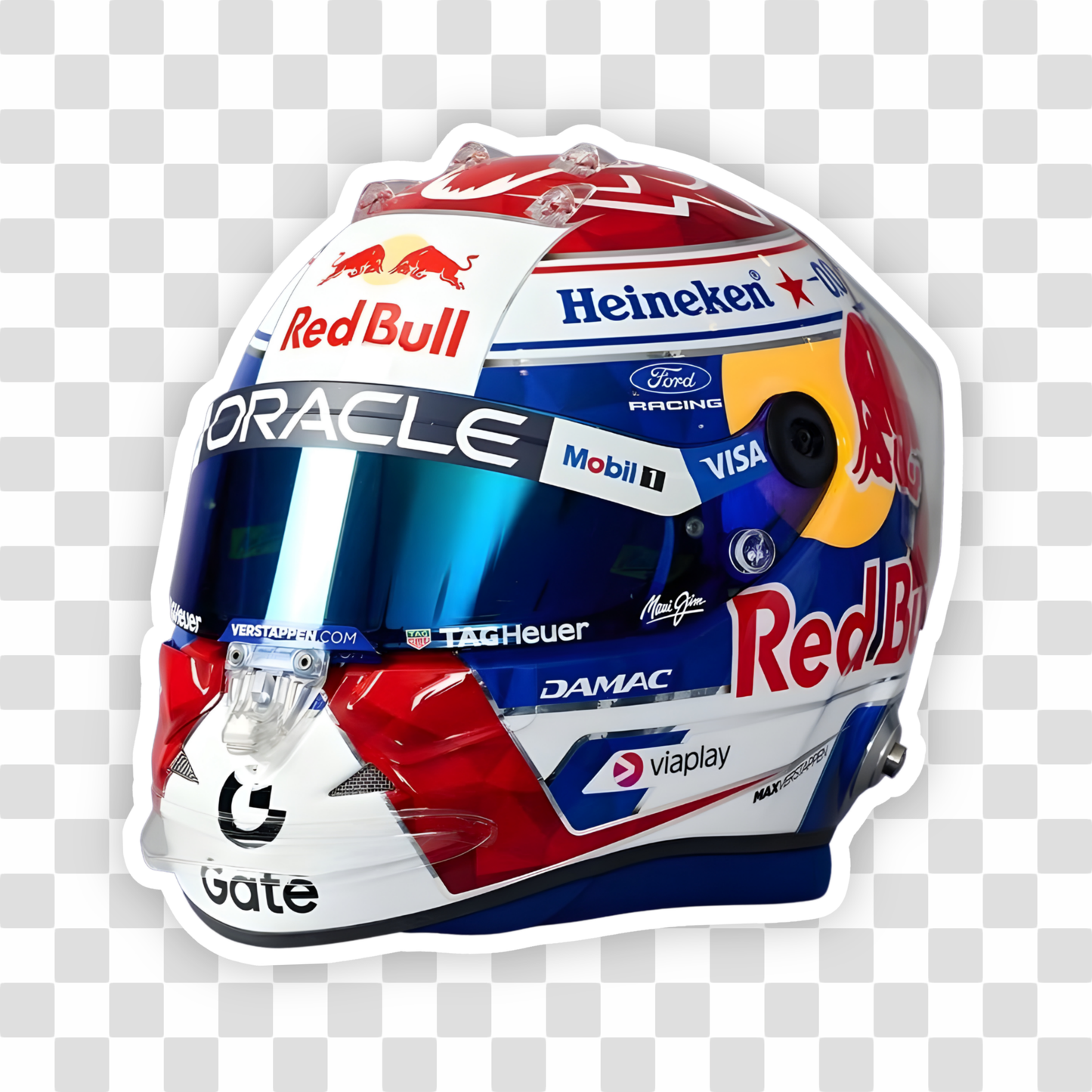 Verstappen Helmet Sticker