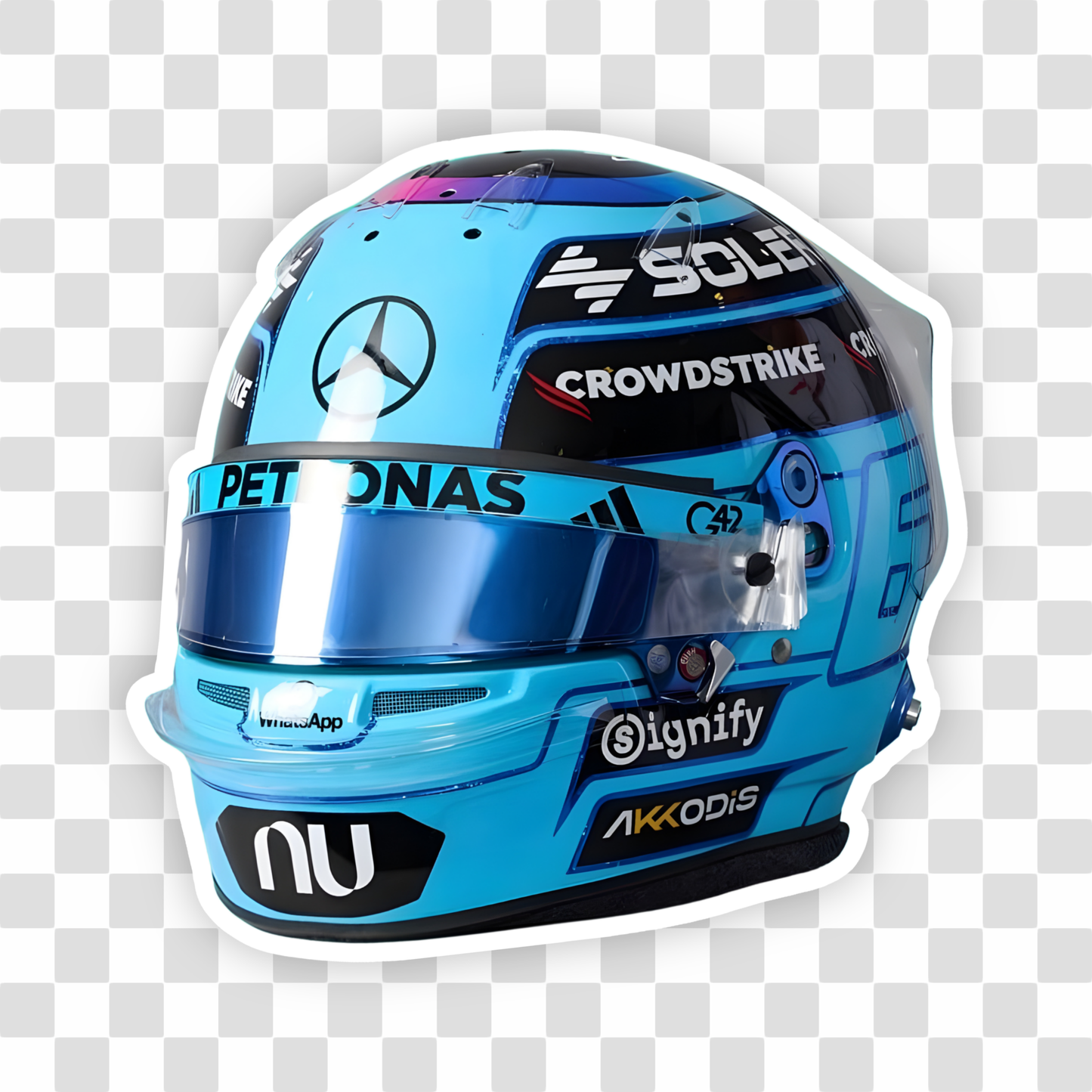 Russell Helmet Sticker