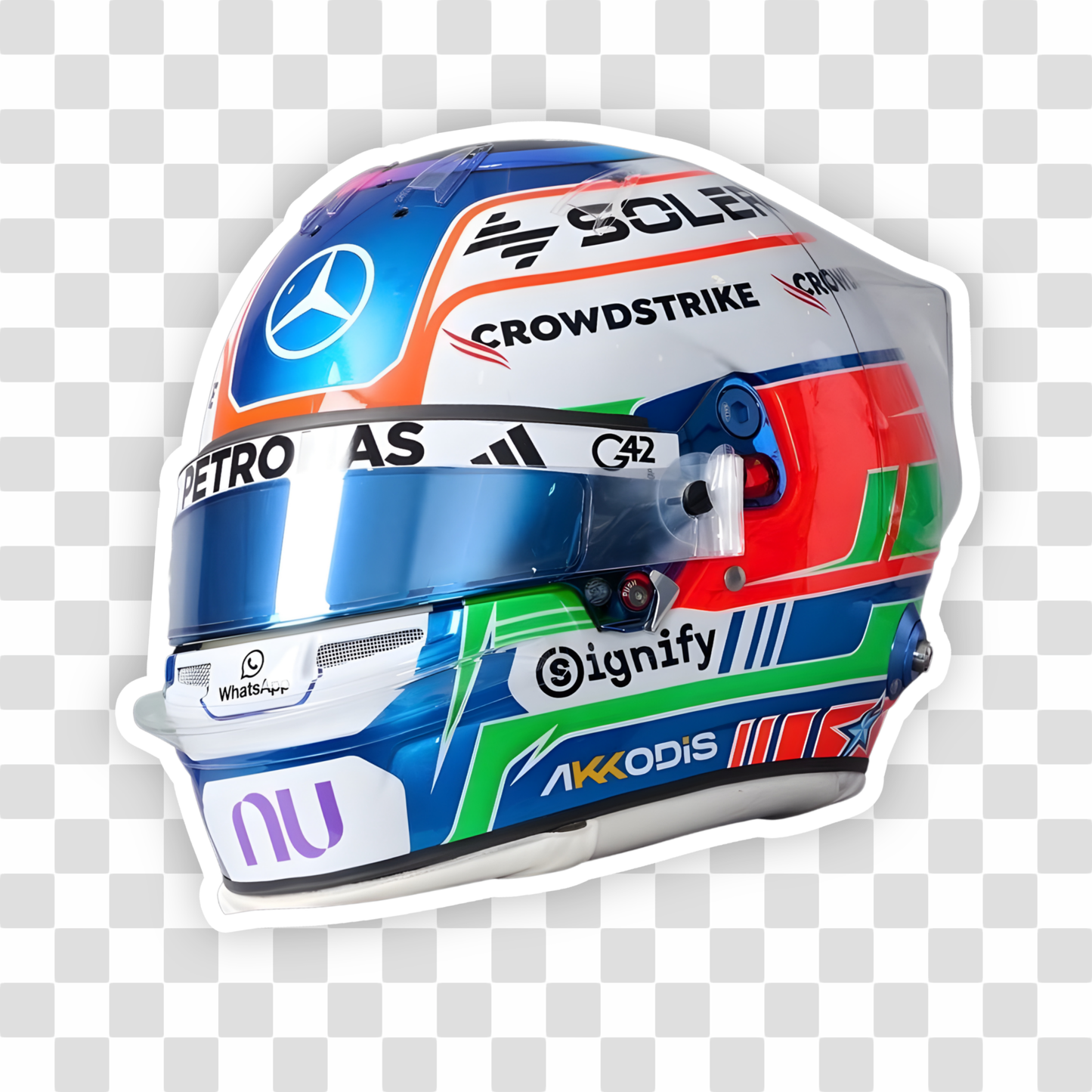 Antonelli Helmet Sticker