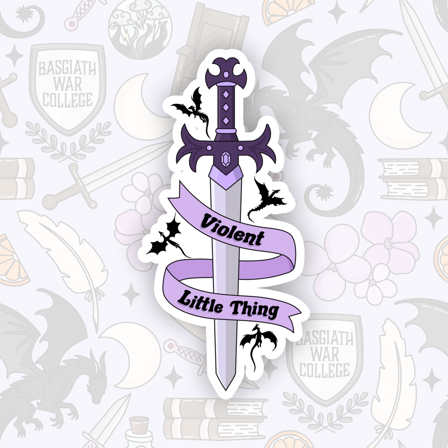 FW Violent Little Thing Sticker