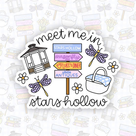GG Meet Me In Stars Hollow Sticker