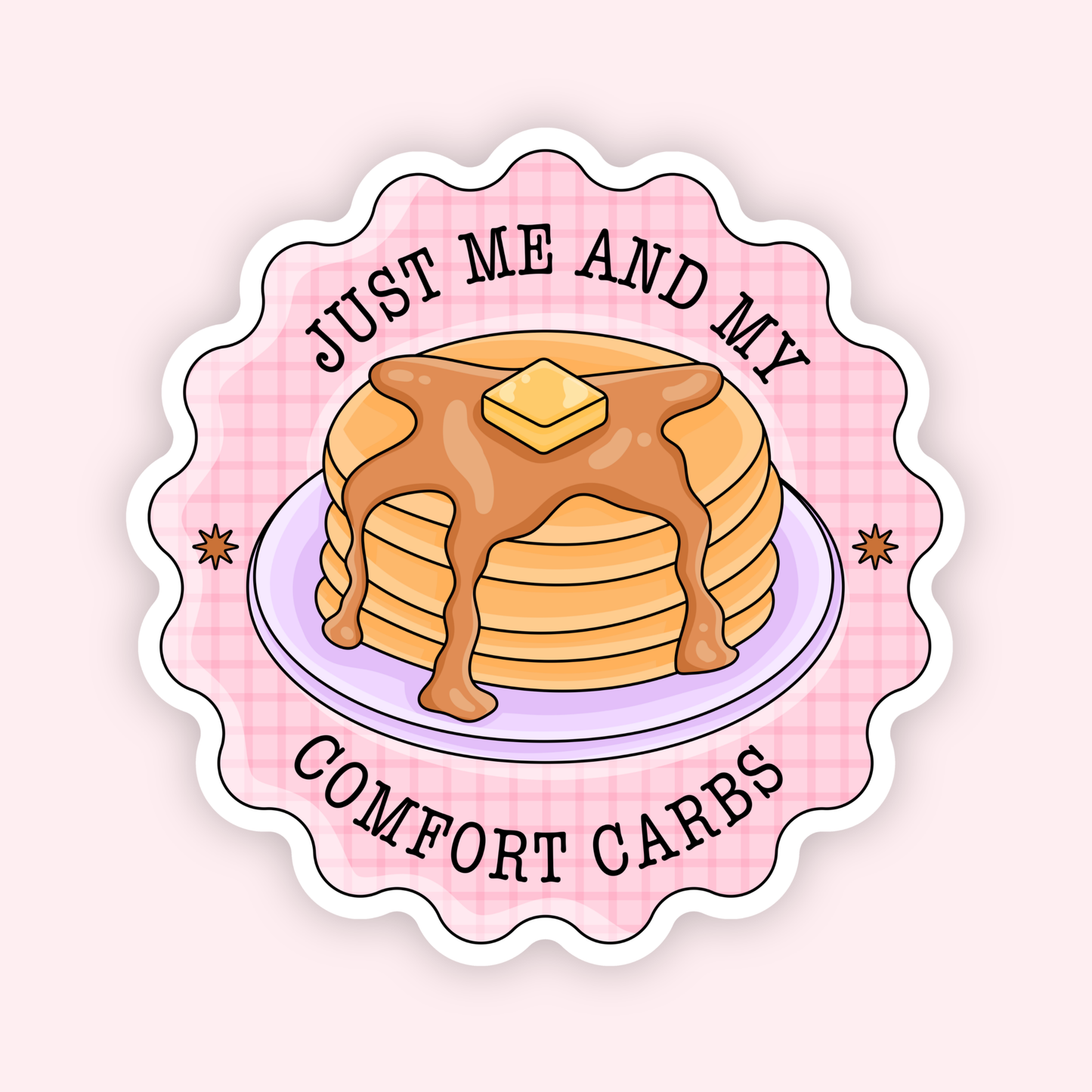 Comfort Carbs Sticker