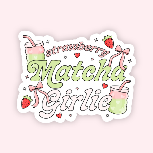 Matcha Girlie Sticker