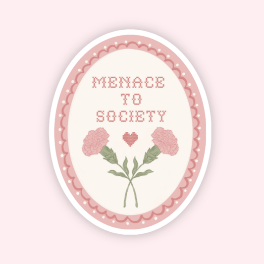 Menace to Society Sticker