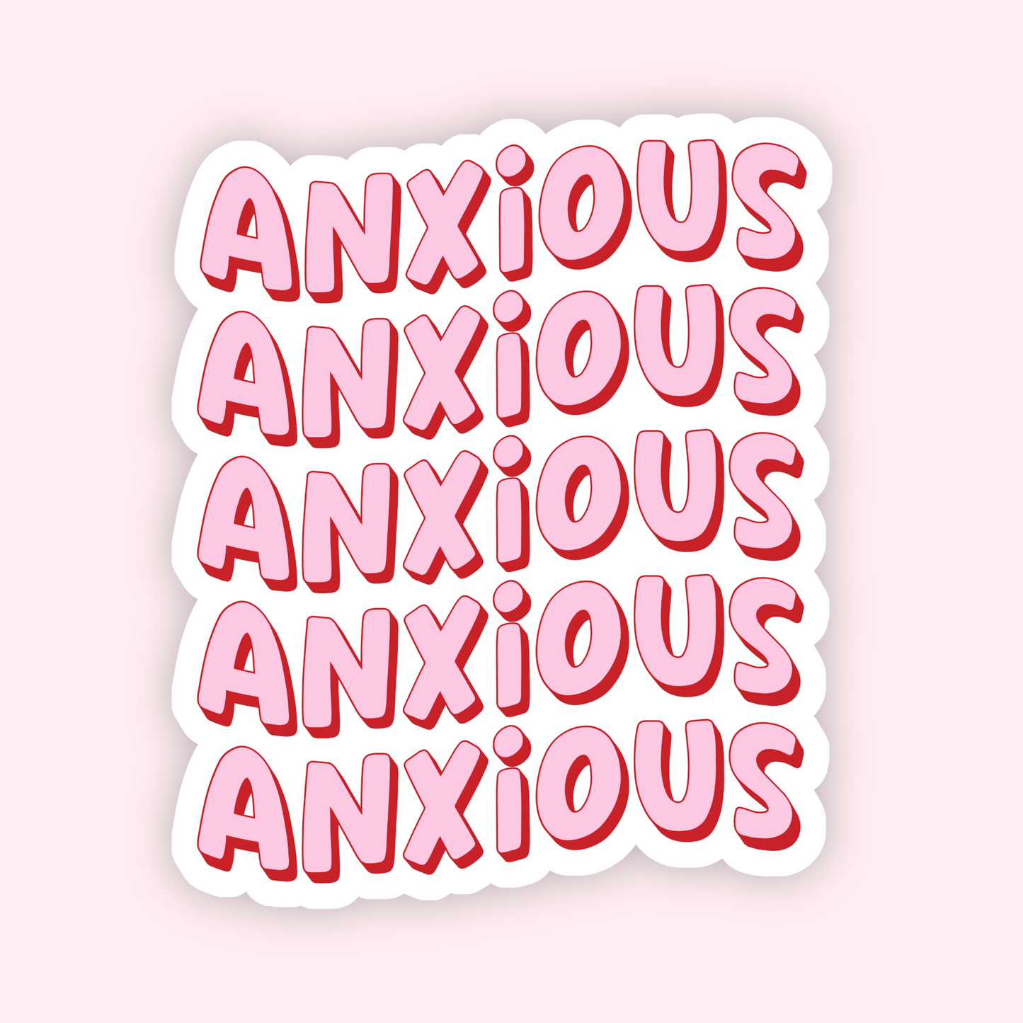 Anxious Sticker