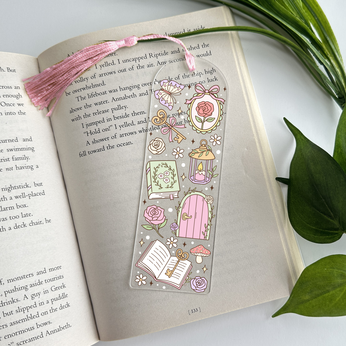 Secret Garden Acrylic Bookmark