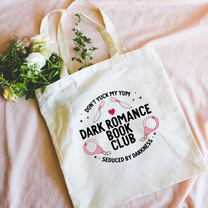 Dark Romance Book Club Canvas Tote Bag