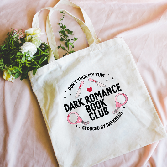 Dark Romance Book Club Canvas Tote Bag