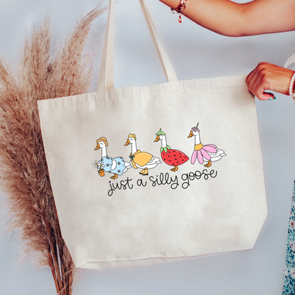 Just A Silly Goose Tote Bag