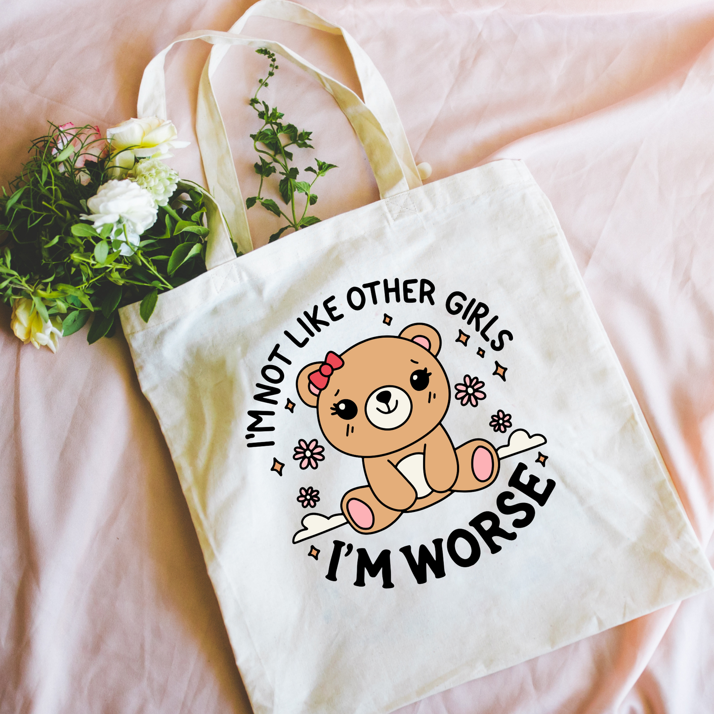 Not Like Other Girls Canvas Tote Bag