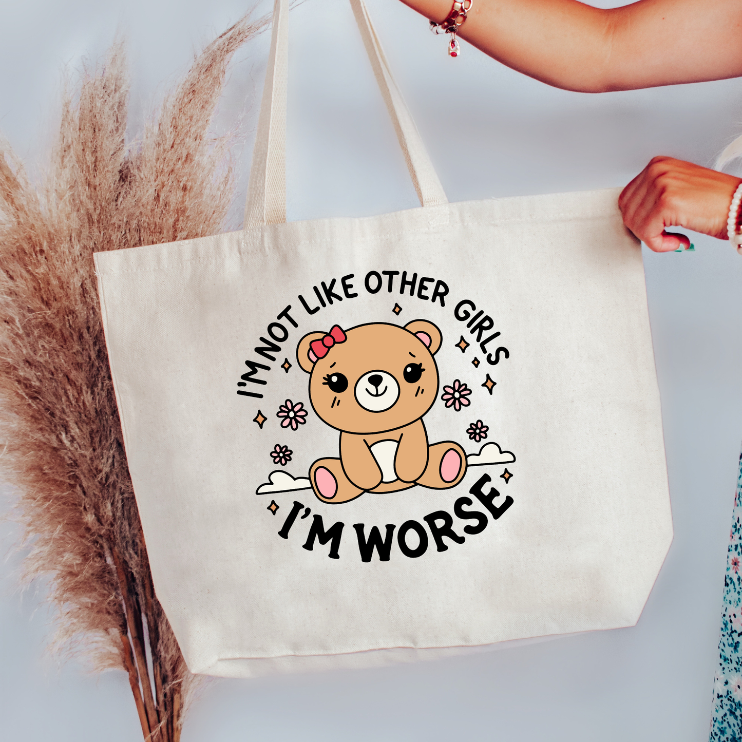 Not Like Other Girls Canvas Tote Bag