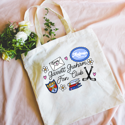 OC Garrett Fan Club Canvas Tote Bag