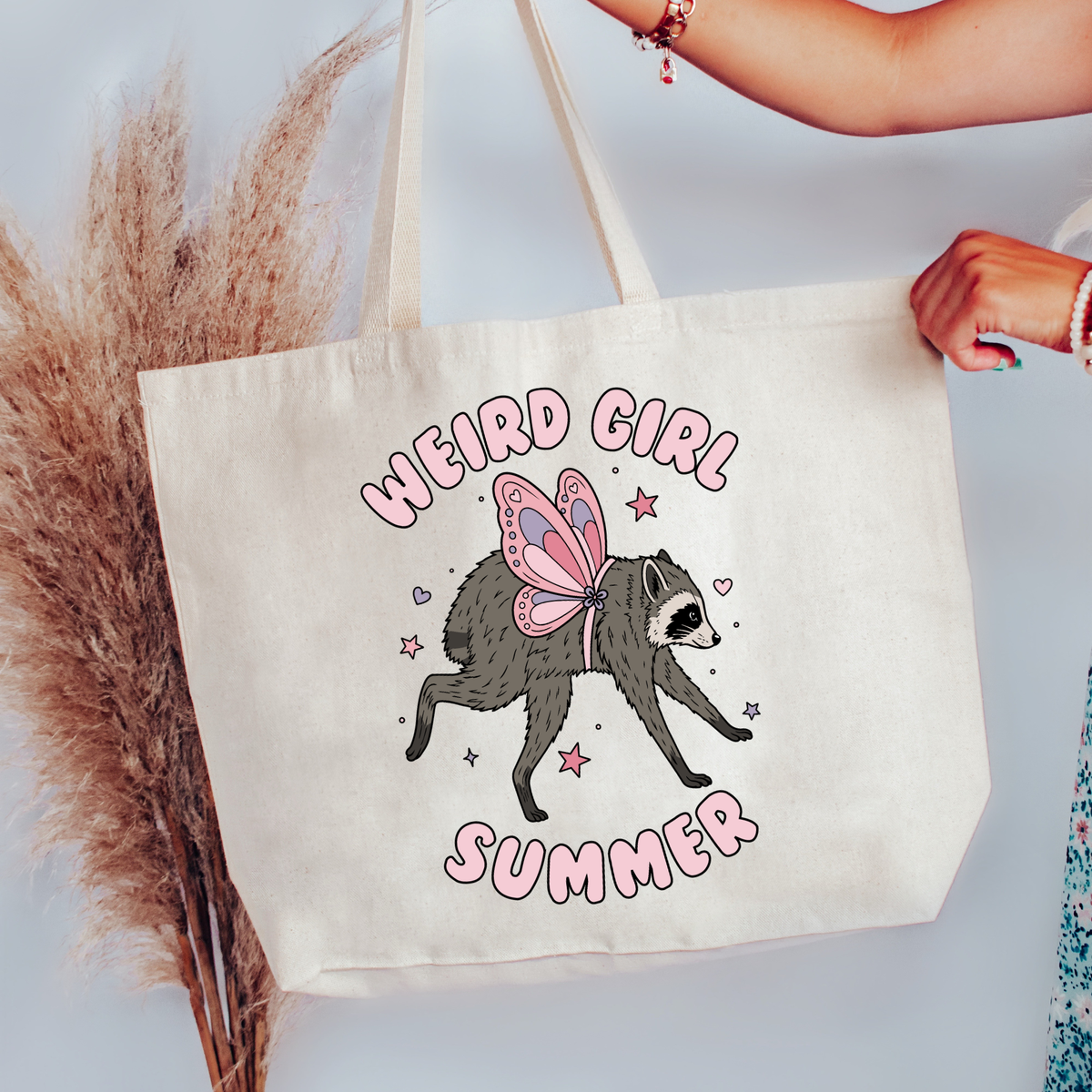 Weird Girl Summer Tote Bag