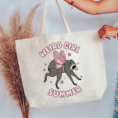 Weird Girl Summer Tote Bag
