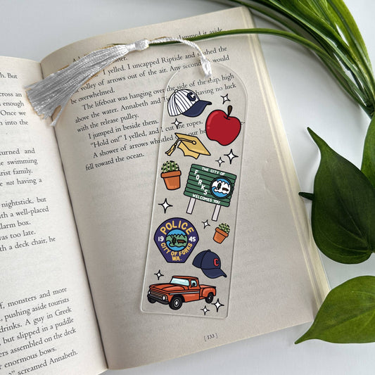 TW Forks Acrylic Bookmark