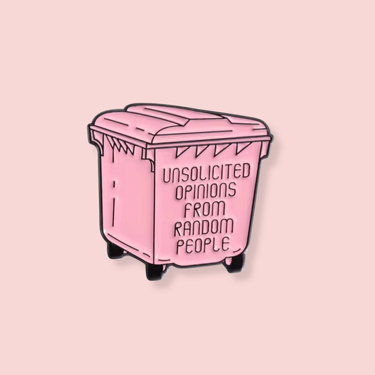 Unsolicited Opinions From Random People Enamel Pin