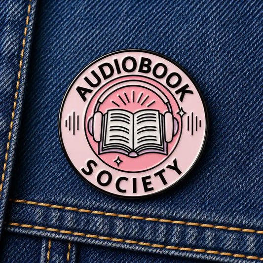 Audiobook Society Enamel Pin