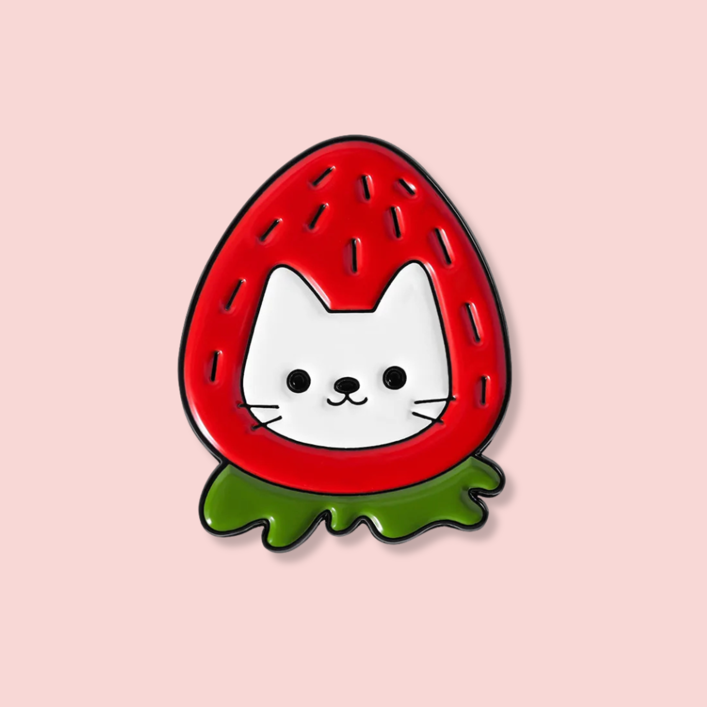 Fruity Cats Enamel Pin Set