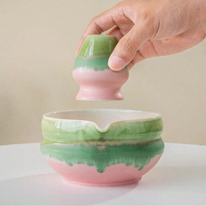 Pink & Jade 4pc Matcha Set